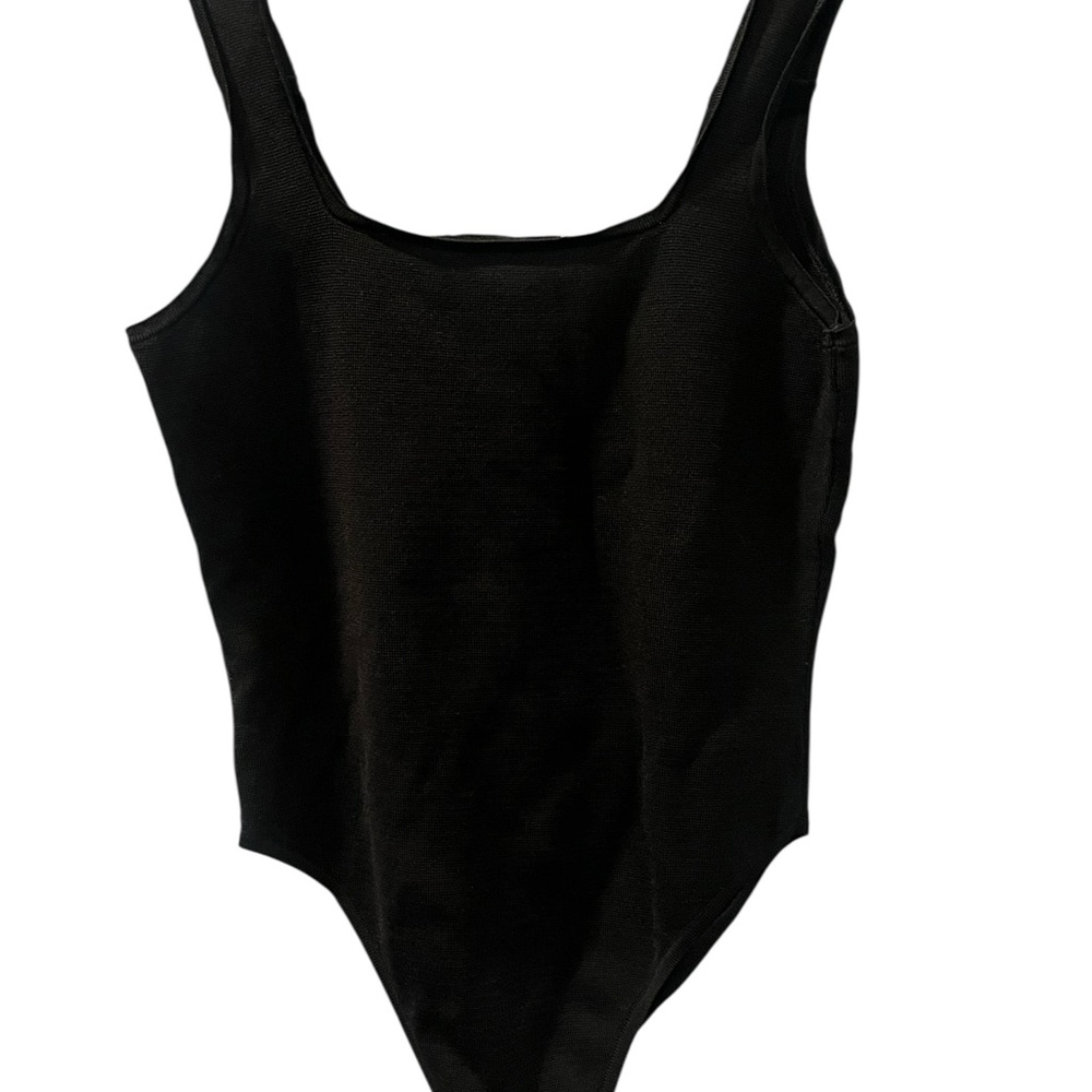 Zara Two Set Body Suit Rhinestone One Shoulder Blouse Size Large Women’s - Picture 5 of 12